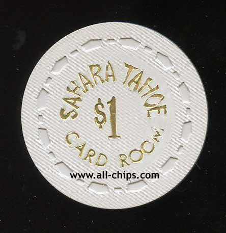 $1 Sahara Tahoe Card Room 3rd issue 1965
