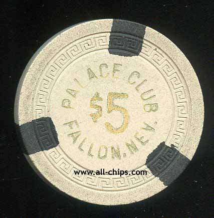 $5 Palace Club Fallon 1st issue 1954