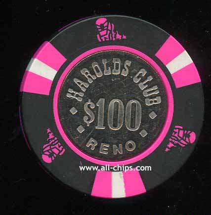 $100 Harolds Club Reno 9th issue 1980s