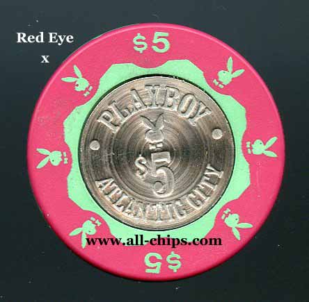 PLA-5a $5 Playboy Back up concentric w/ Red Eye 11:00