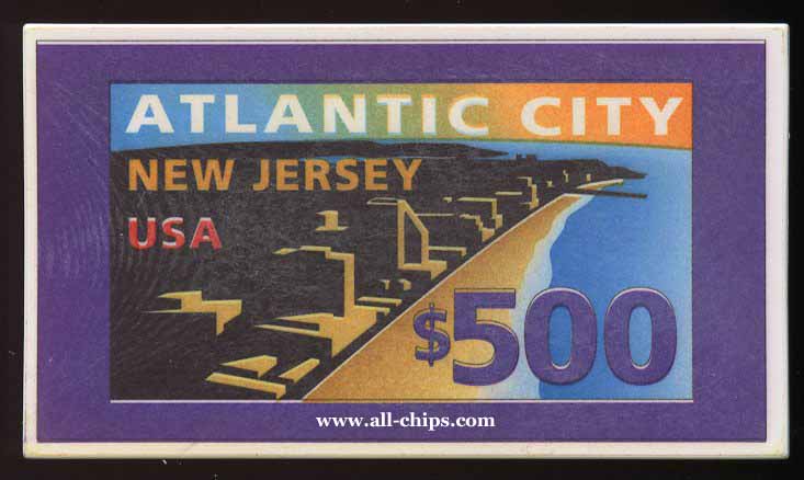 ACP-500 $500 Atlantic City Plaque