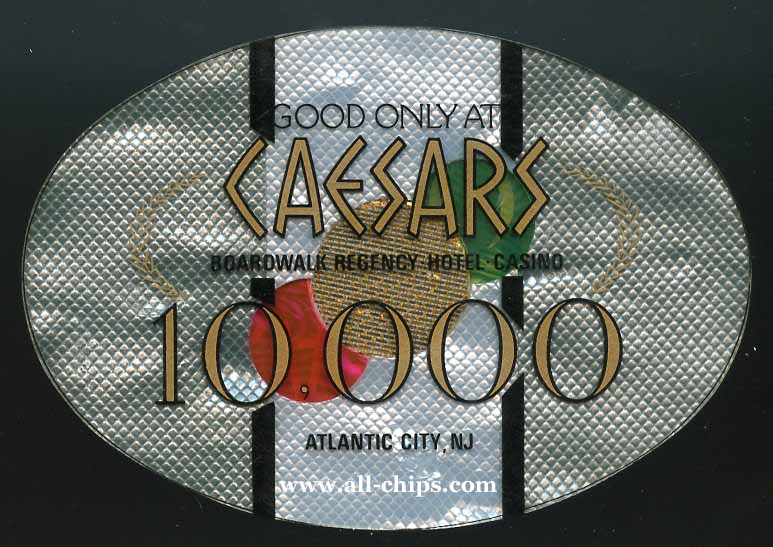 CAE-10,000 $10,000 Caesars Plaque Rare 