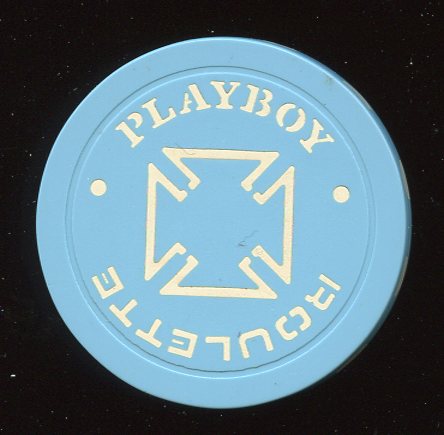 Light Blue Maltese Cross Playboy Roulette