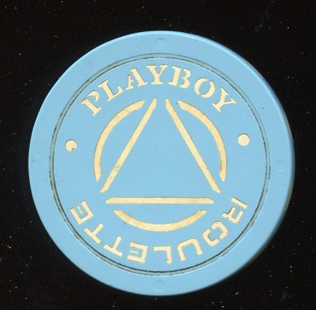 Light Blue Geometric Triangle Playboy Roulette