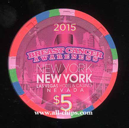 $5 New York New York Breast Cancer Awareness 2015