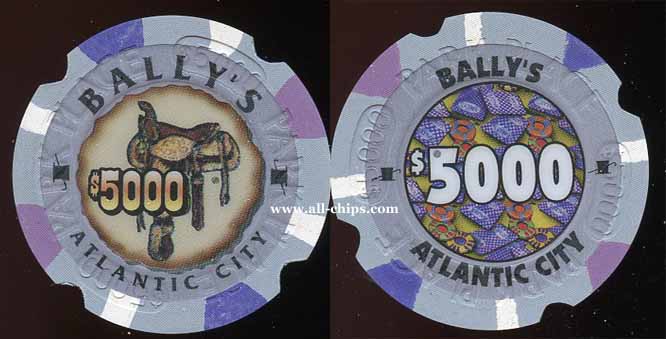 BPP-5000ca $5000 Ballys 4th issue Sample
