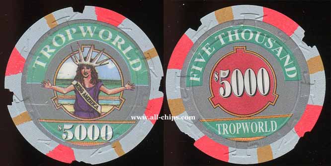 TWD-5000a $5000 Tropworld 1st issue Sample