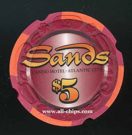 SAN-5c $5 Sands 3rd issue Sample