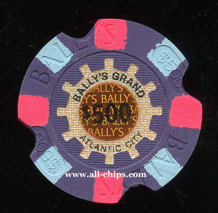 BAG-500 $500 Ballys Grand 1st issue Sample