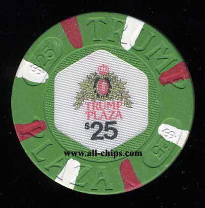 TPP-25 Point $25 Trump Plaza 1st issue
