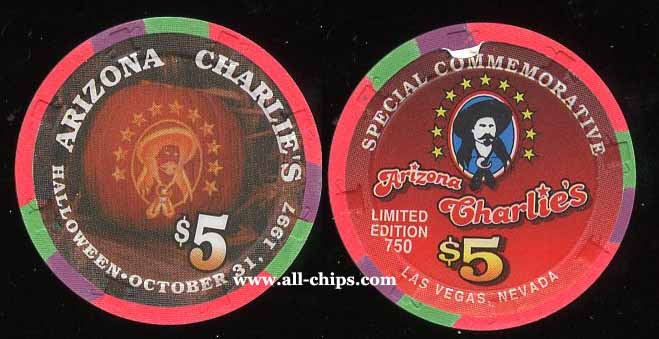 $5 Arizona Charlies Halloween 1997