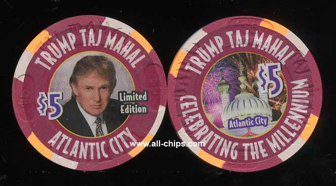 TAJ-5n $5 Taj Mahal Donald Trump Millennium 2000 AU
