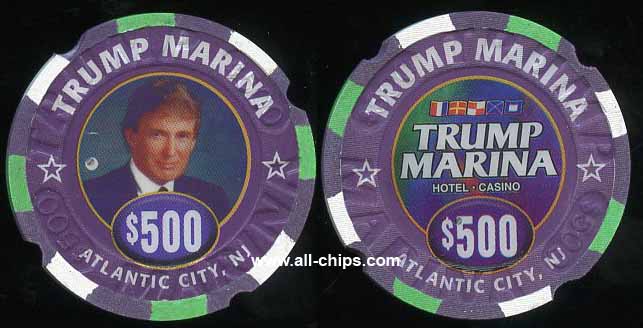 MAR-500 $500 Trump Marina 1st issue Sample