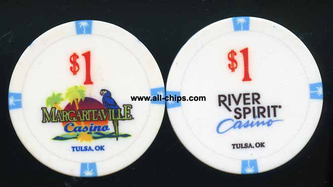 $1 River Spirit Margaritaville Casino Tulsa, OK.