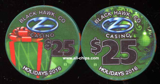 $25 Z Casino Christmas Holidays 2016