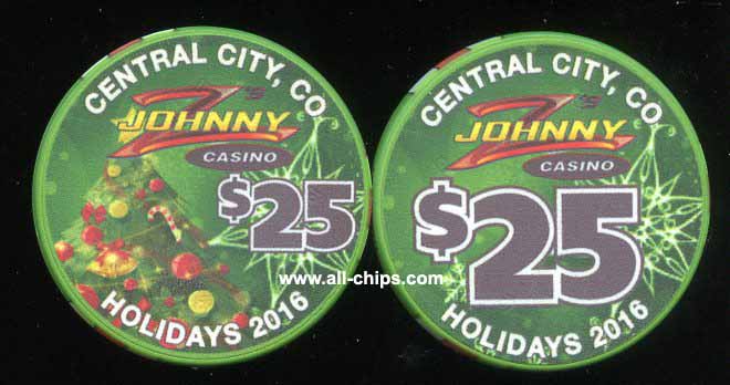 $25 Johnny Zs Casino Christmas Holidays 2016