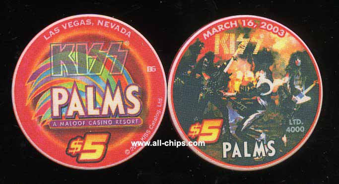 $5 Palms KISS 2003 Live onn stage