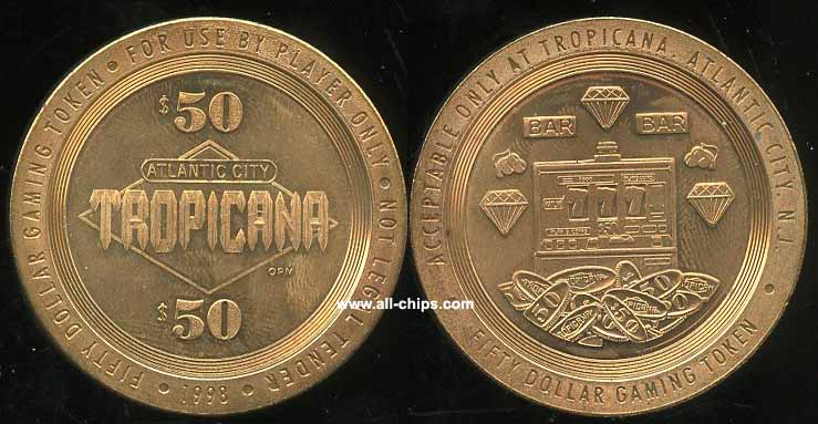 T TRO-50 $50 Tropicana 1st issue 1998