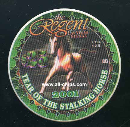 $25 Regent Year of the Horse 2001