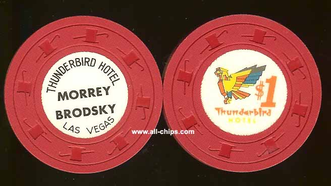$1 Thunderbird Morrey Brodsky Host Chip 1962