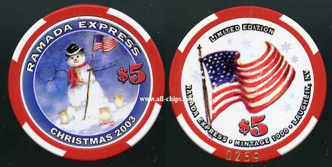 $5 Ramada Express Christmas 2003