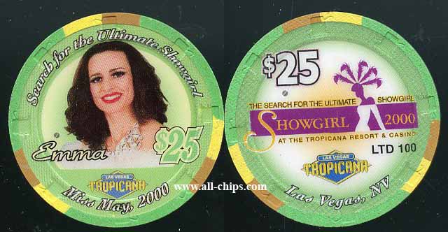 $25 Tropicana Showgirls Emma May 2000