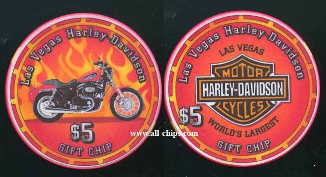 $5 Harley Davidson Gift Chip