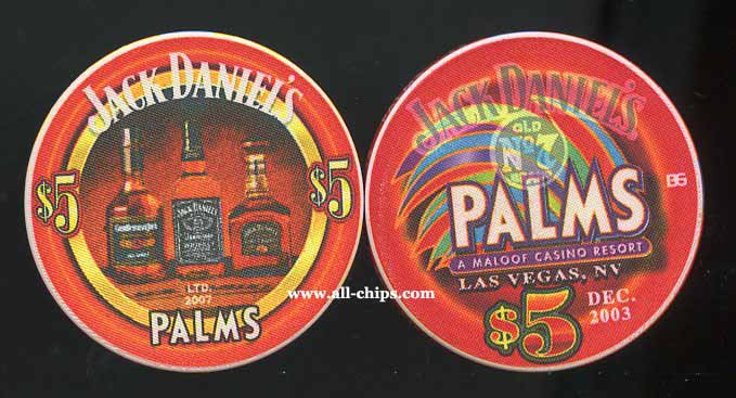 $5 Palms Jack Daniels Old No 7 Dec 2003