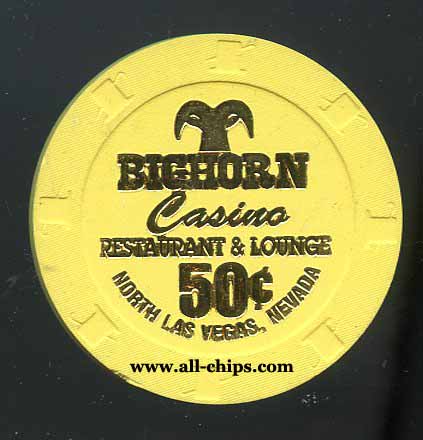 50c Bighorn Casino AU/UNC