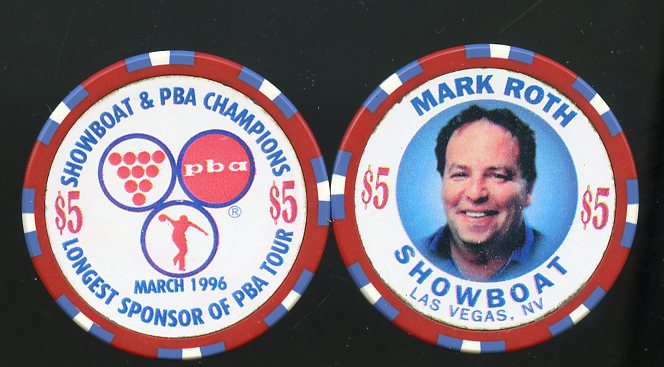 $5 Showboat 1996 Pro Bowling Champions Mark Roth