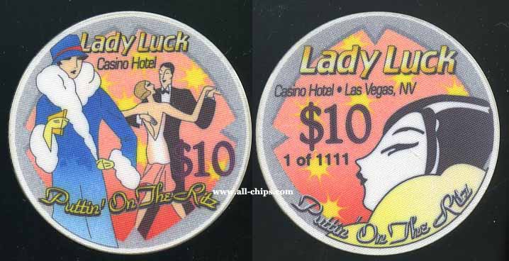 $10 Lady Luck Oversized Puttin on the Ritz