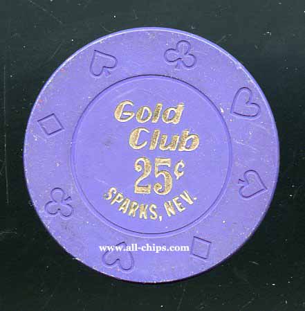 25c Gold Club 5th issue Sparks 1987