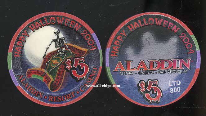 $5 Aladdin Halloween 2004 Happy Halloween