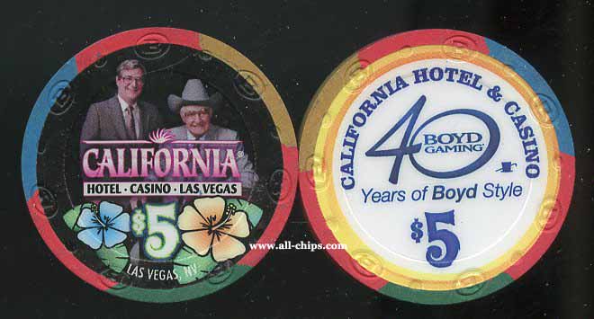 $5 California Hotel  Boyds 40th