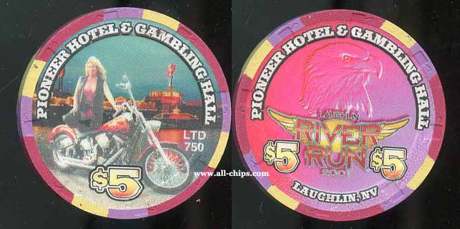 $5 Pioneer Laughlin River Run 2001