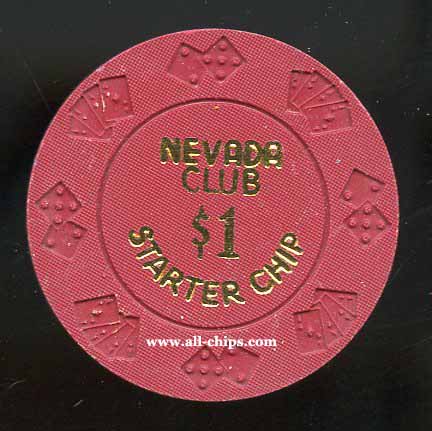 $1 Nevada Club Las Vegas Starter Chip Imitation