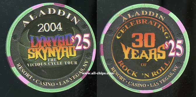 $25 Aladdin Lynyrd Skynyrd The Vicious Cycle Tour 2004