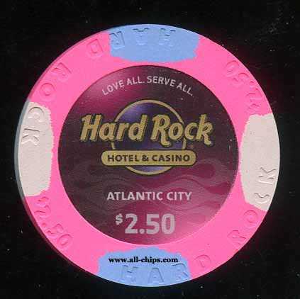 HRC-2.5 $2.50 Hard Rock Atlantic City 1st issue