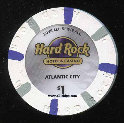 HRC-1 $1 Hard Rock Atlantic City 1st issue