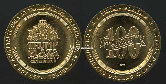 T TPP-100a $100 Trump Plaza 2nd issue