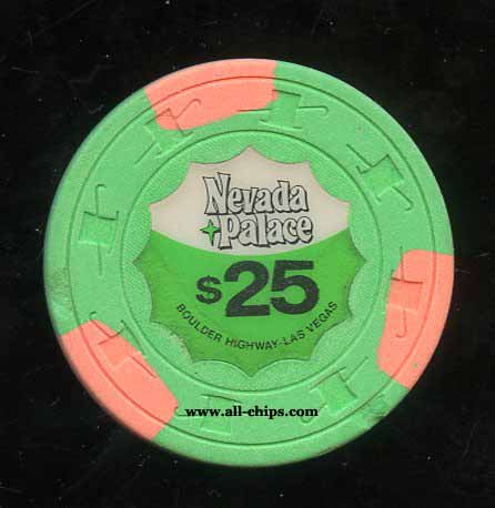 $25 Nevada Palace 1st issue 1979