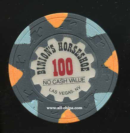 $100 Horseshoe NCV Used in 1995 WSOP