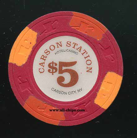 $5 Carson Station 1st issue 1989