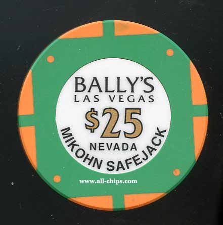 $25 Ballys 3rd issue Mikohn Safejack