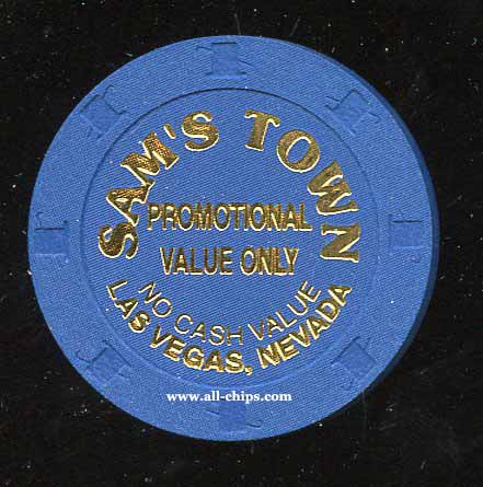 Sams Town Promotional Chip NCV 1998