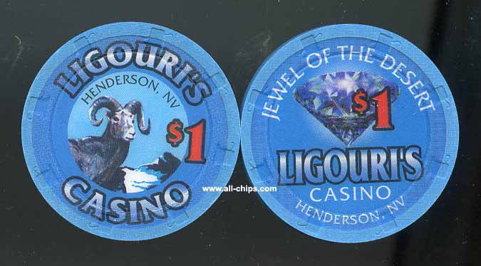 $1 Ligouris Casino Jewel of the Desert 2nd issue 1995