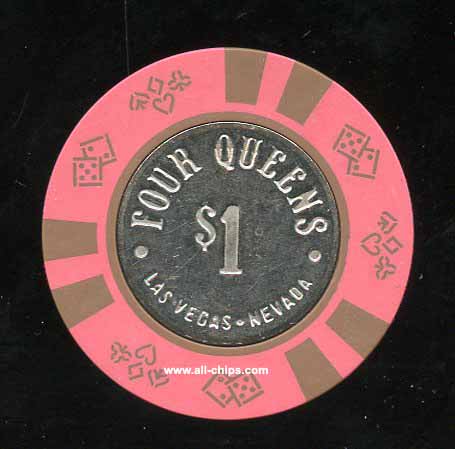 $1 Four Queens 1980 Smooth Finish