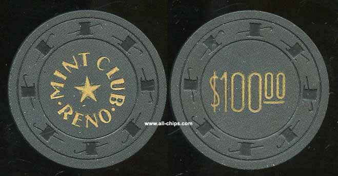 $100 Mint Club Reno 1st issue 1958