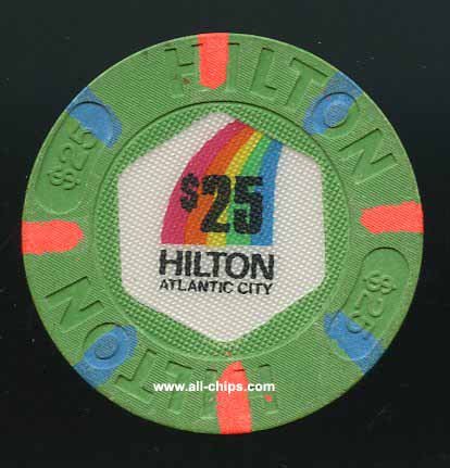 HIL-25 $25 Hilton 1st issue 