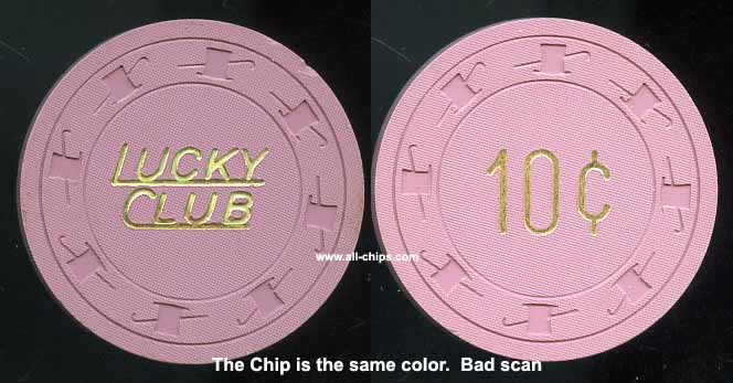 10c Lucky Club 2nd issue Henderson 
